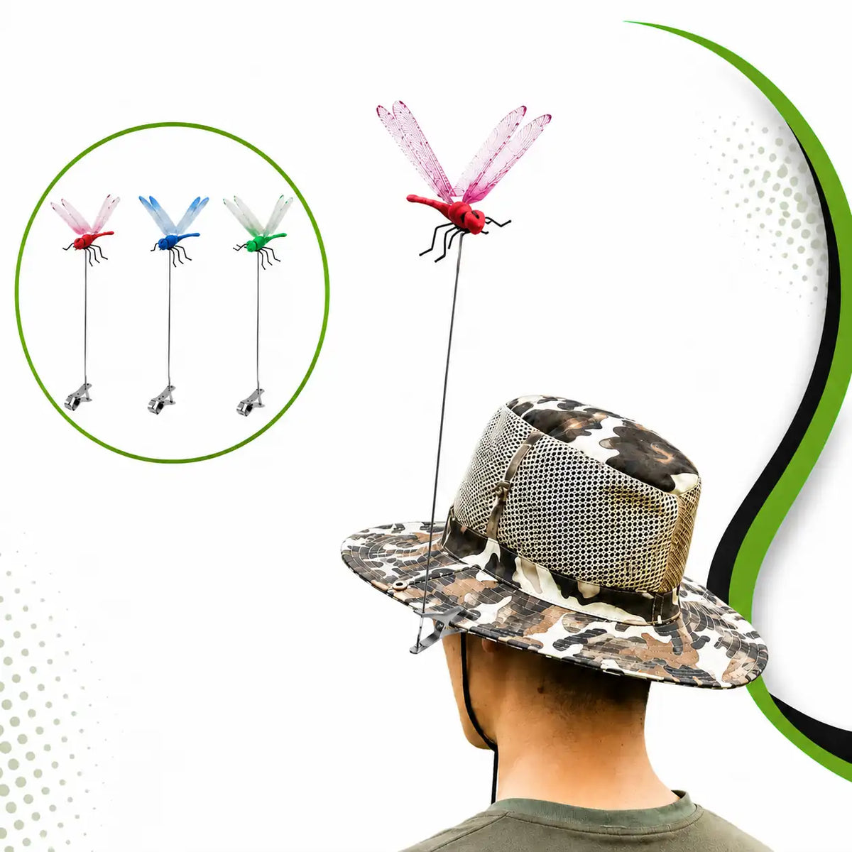 3D Dragonfly Clips